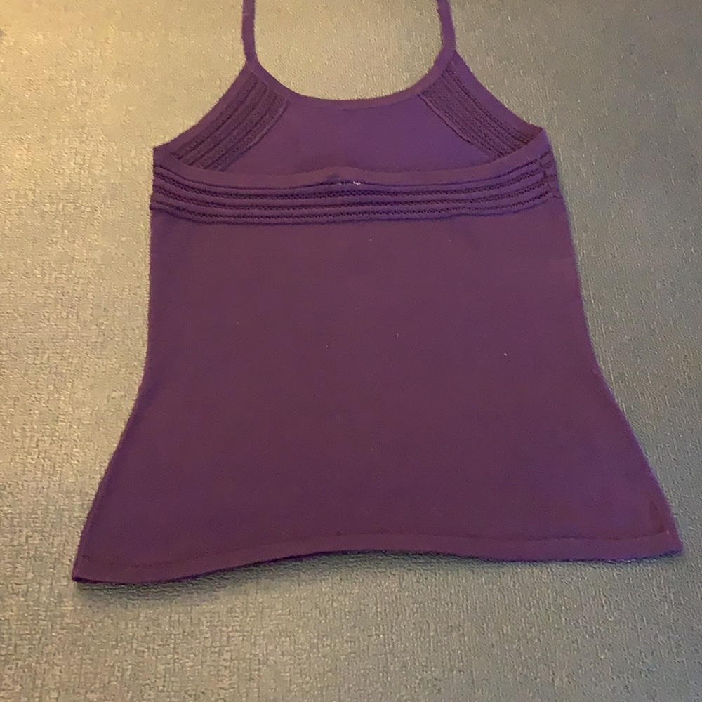 Talbots Plum Halter Tank Top-S - Picture 3 of 7